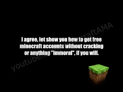how to get minecraft accounts for free